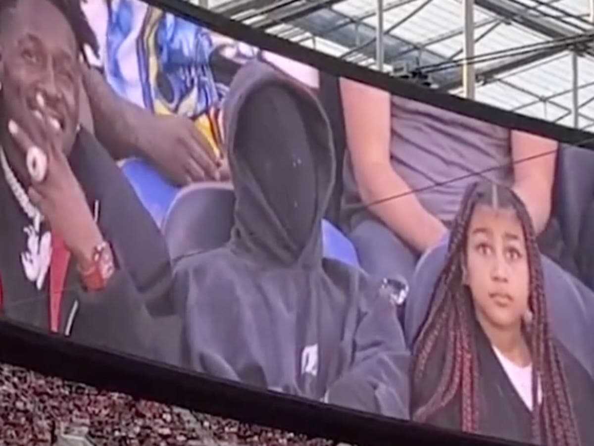 Super Bowl 2022: Kanye West spotted at NFL game with daughter North after  Pete Davidson rant