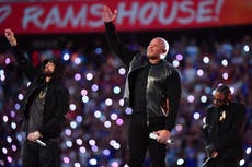 ‘Thank you 4 a beautiful night’: Super Bowl halftime show celebrates hip hop and defies the NFL