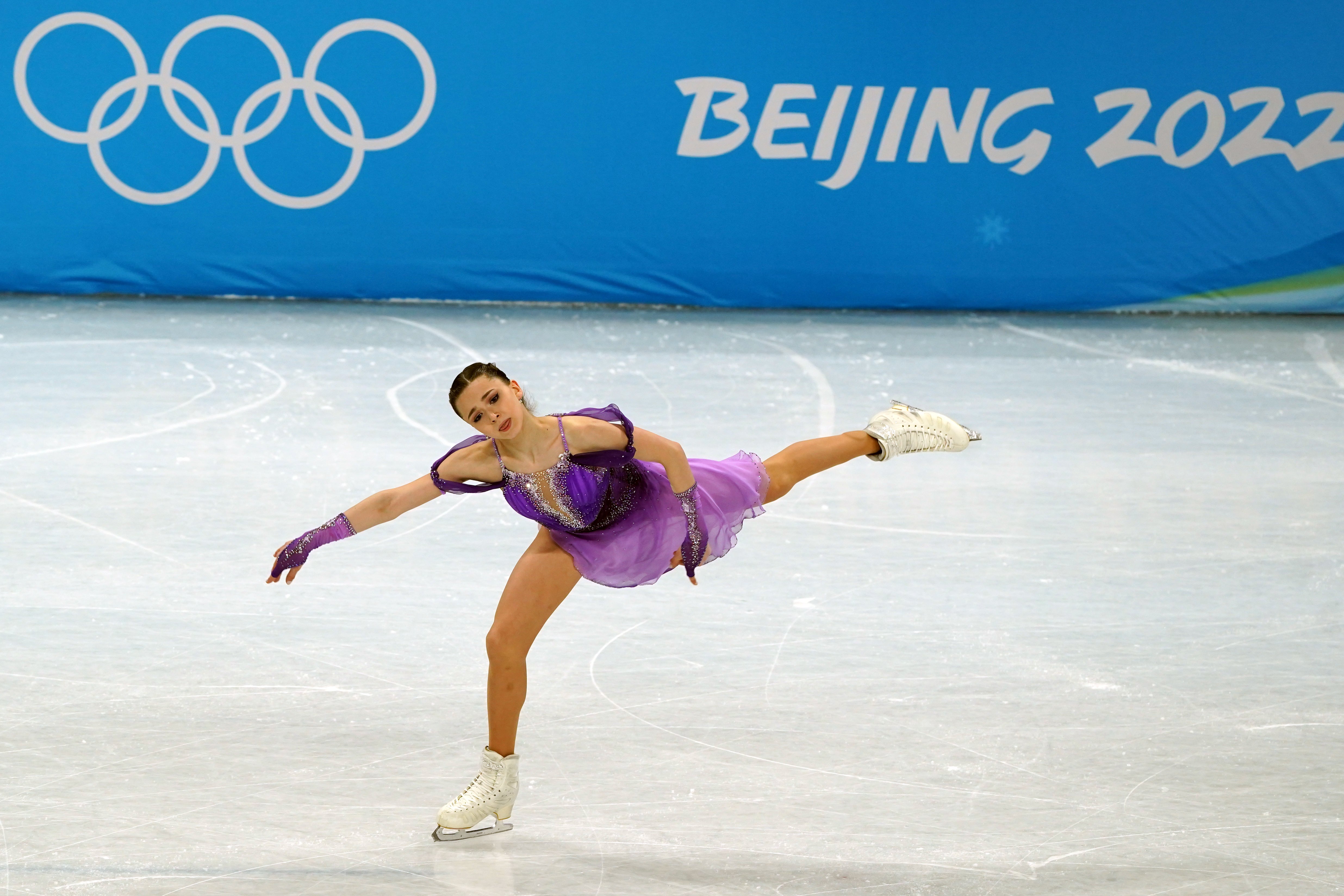 Kamila Valieva competed in the team event last week (Andrew Milligan/PA)