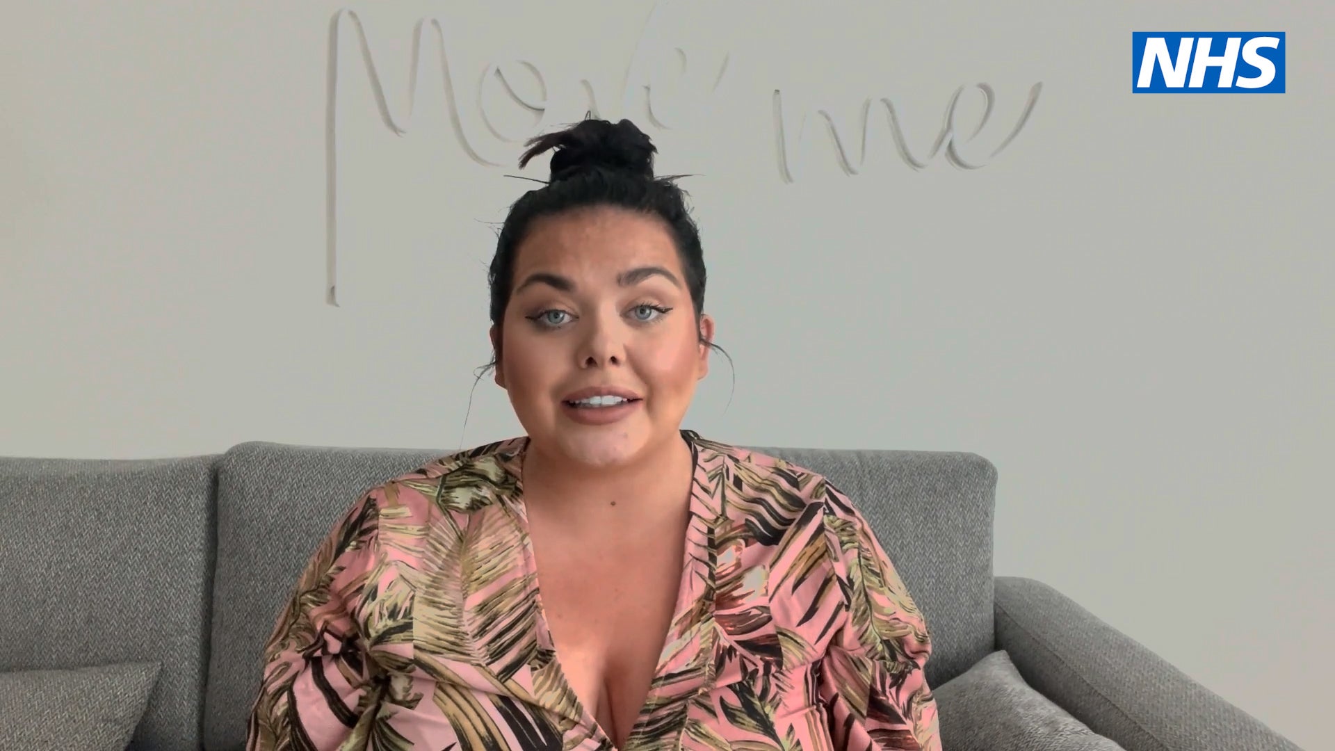 Scarlett Moffatt taking part in the Help Us Help You - Cervical Screening Saves Lives campaign