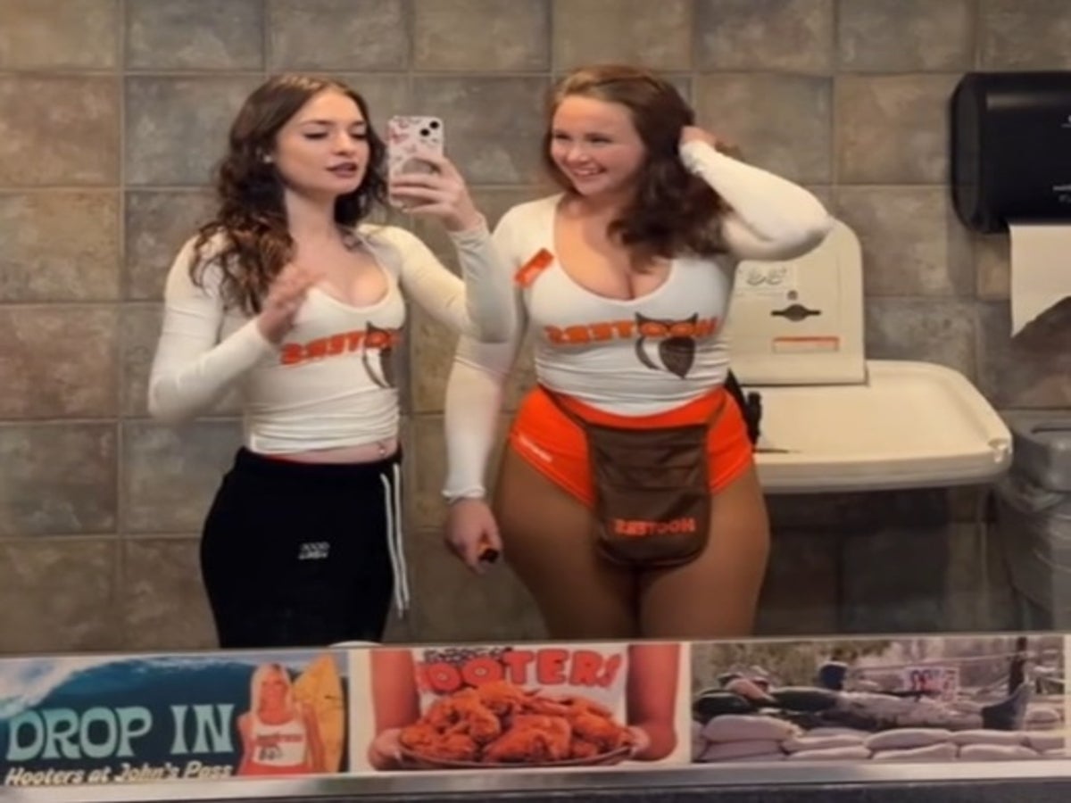 I'm a mom of three - I tried on my Hooters uniform from 30 years