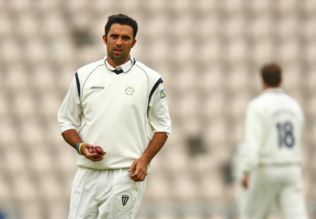 Kabir Ali, pictured playing for Hampshire, has been announced as an assistant coach at Yorkshire (Chris Ison/PA)
