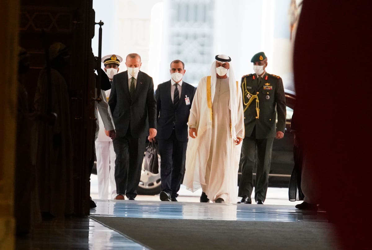 Turkish president in UAE as relations thaw after icy decade