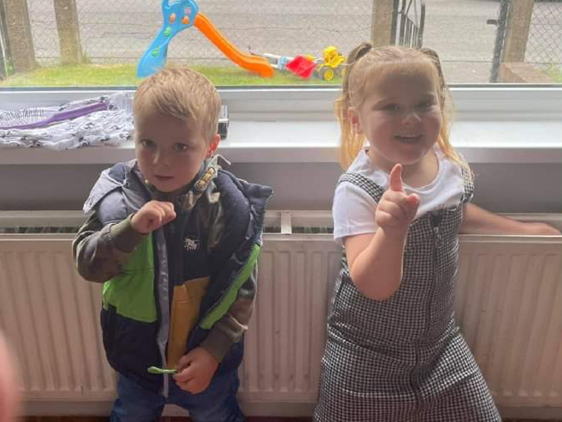 Jayden-Lee Lucas and Gracie-Ann Wheaton, who died after a crash on the M4 near Newport