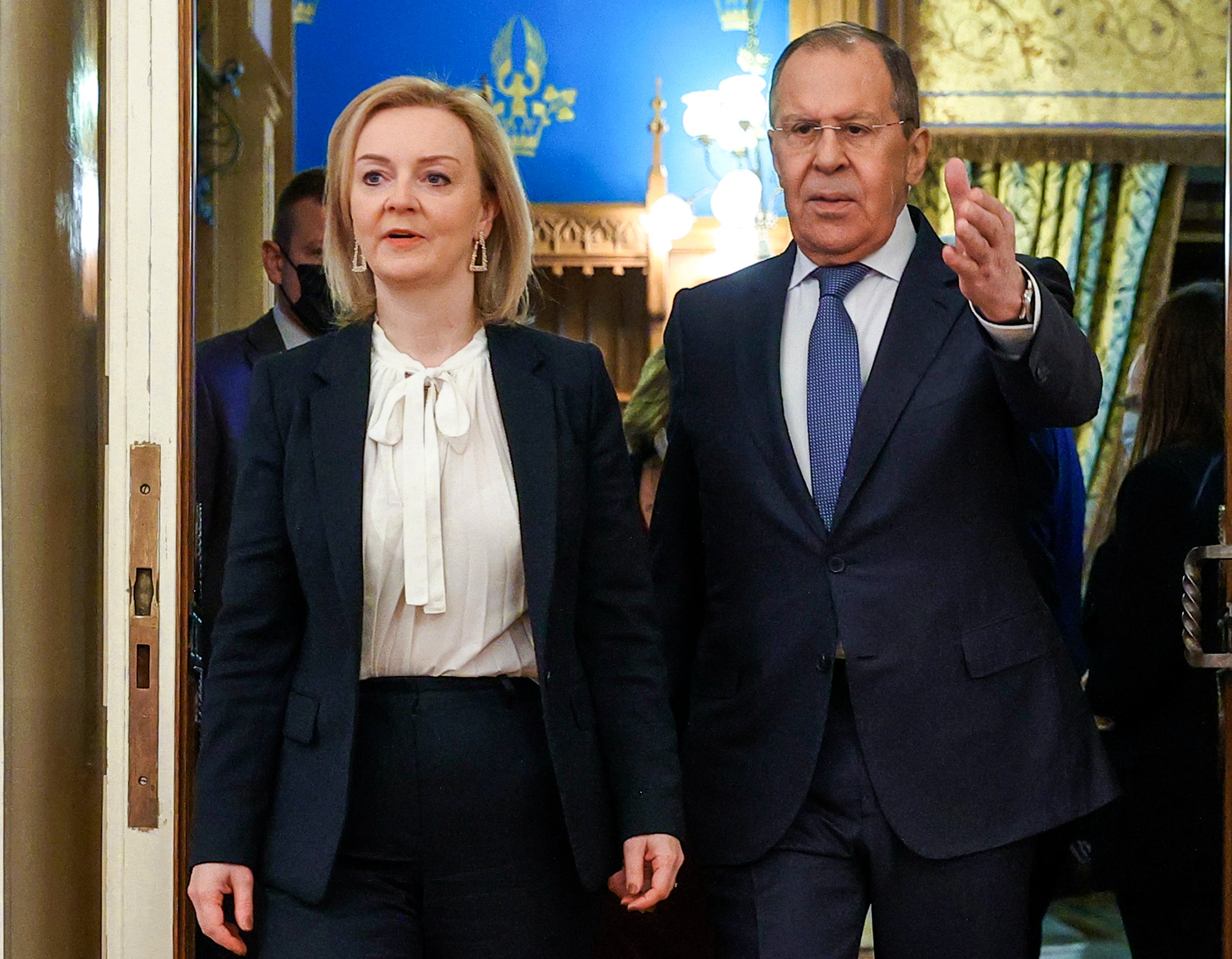 Liz Truss met with Sergei Lavrov last week
