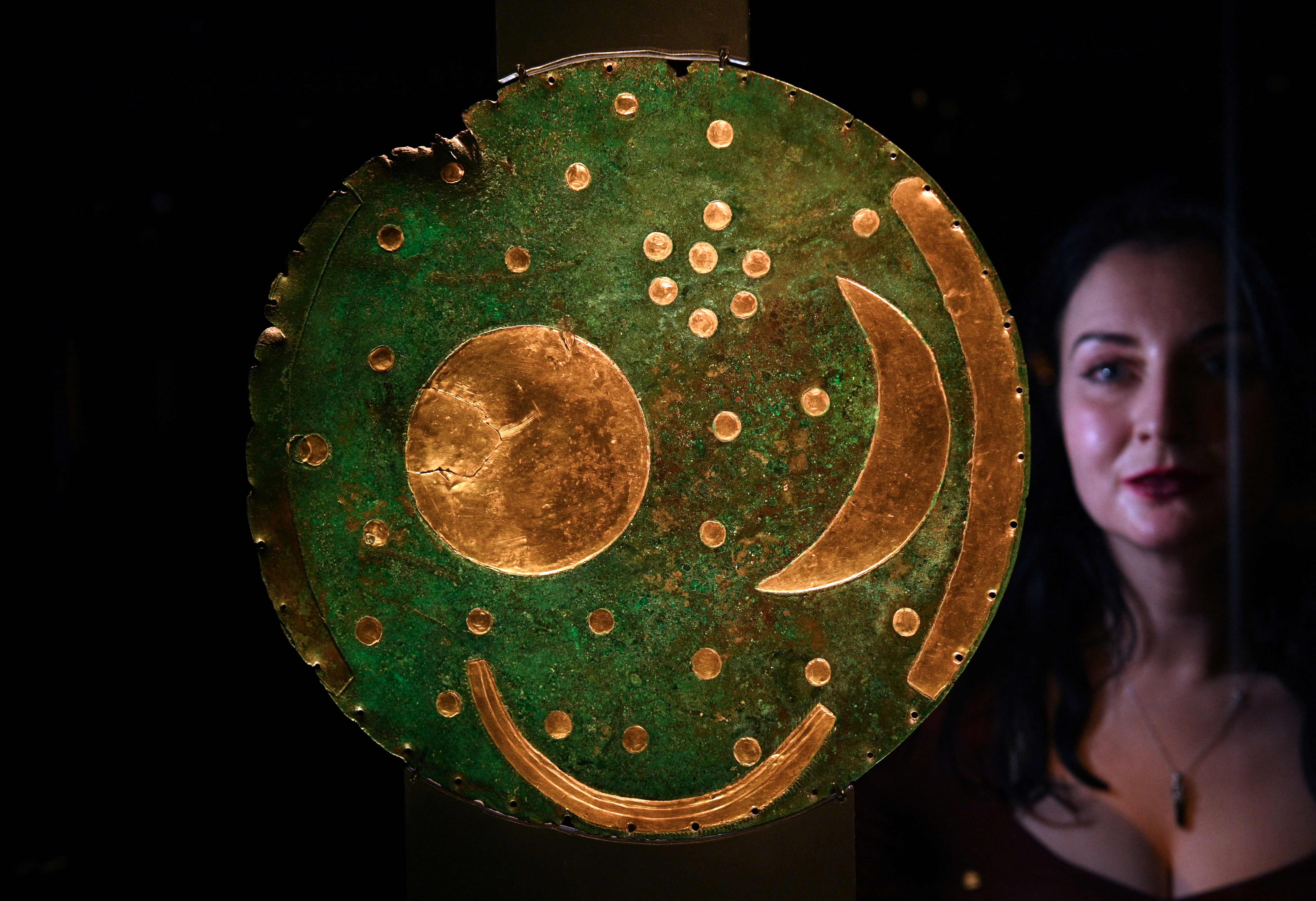 The oldest known sky-map dated around 1600BC is part of The World of Stonehenge exhibition