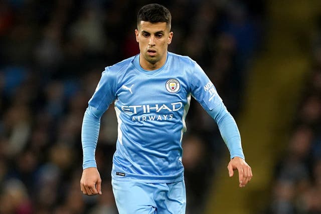 Joao Cancelo has spoken about the burglary at his home in which he was attacked (Martin Rickett/PA)