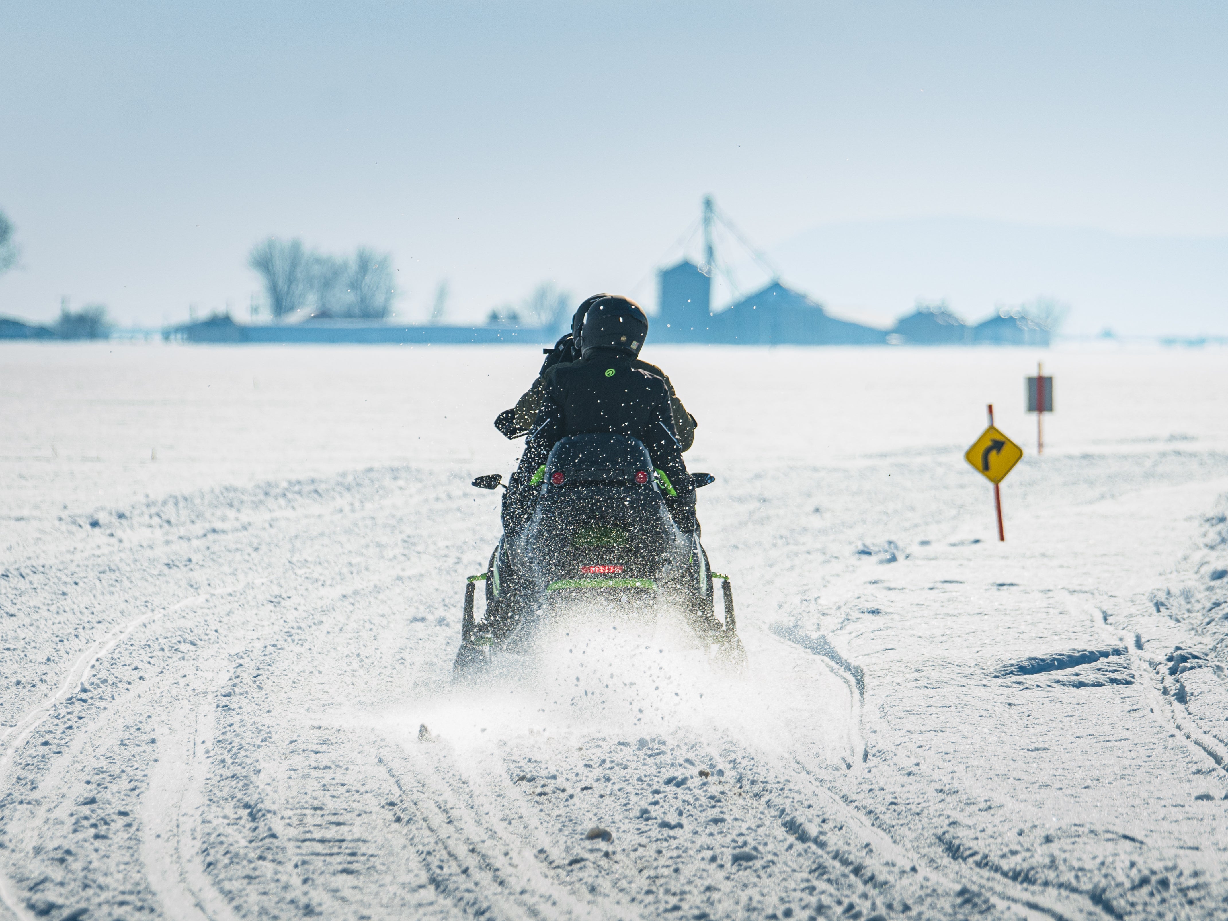 Northern Minnesota is home to a large snowmobile trail network