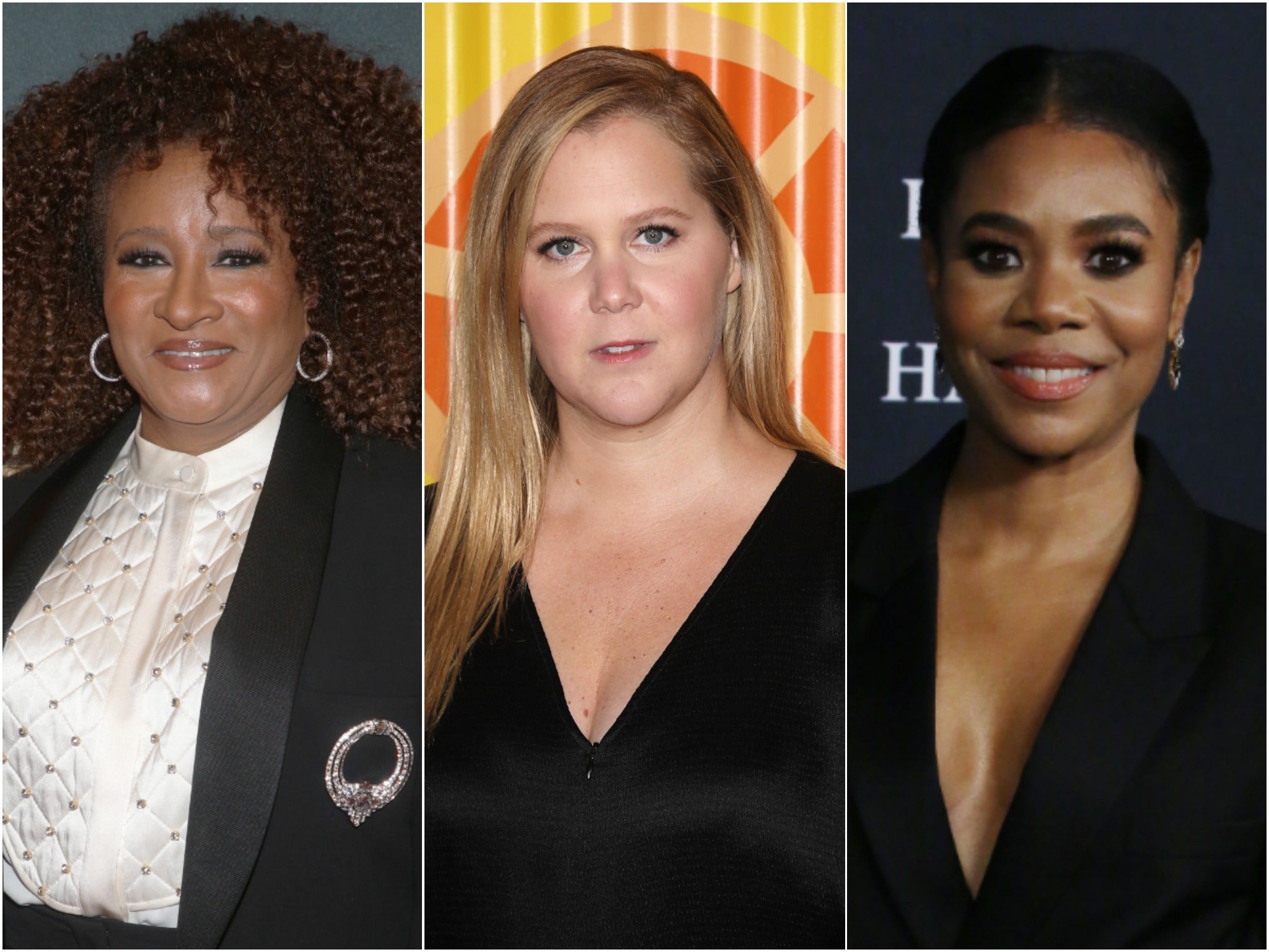 <p>From L-R: Wanda Sykes, Amy Schumer, Regina Hall </p>