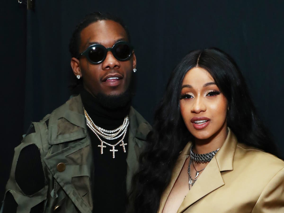 Cardi B is lavished with SIX Chanel bags and romantic display of roses by  husband Offset