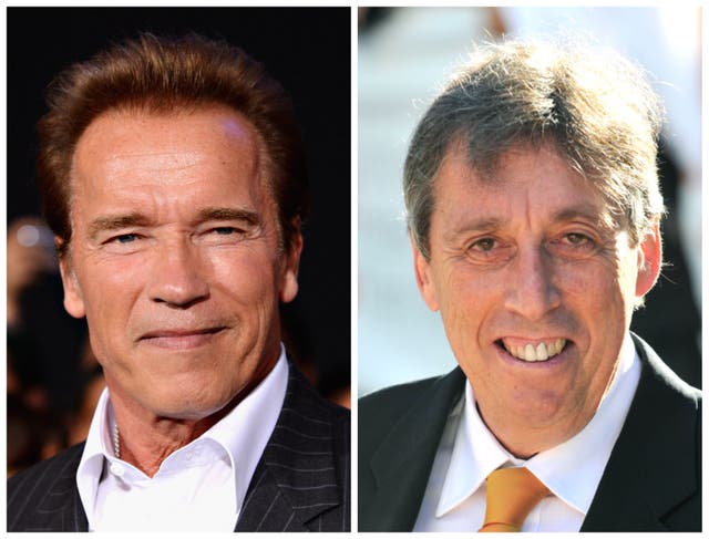 <p>Arnold Schwarzenegger paid tribute to director Ivan Reitman</p>