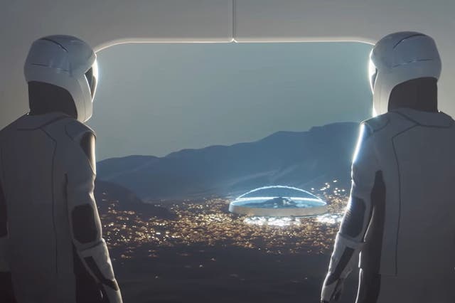 <p>SpaceX creó un video animado de cinco minutos que muestra la simulación de un viaje tripulado a Marte en un cohete Starship</p>