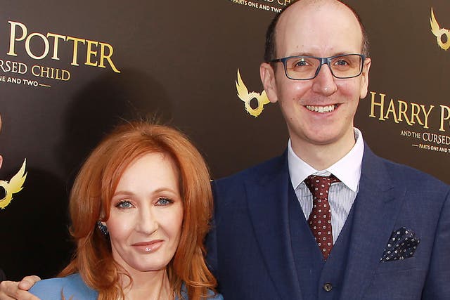 <p>JK Rowling and Jack Thorne</p>