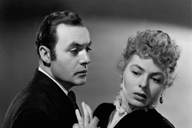 <p>Charles Boyer and Ingrid Bergman in the 1944 thriller ‘Gaslight’ </p>