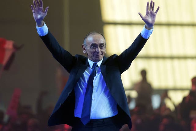<p>Presidential Rally Of Far-Right Candidate Eric Zemmour</p>
