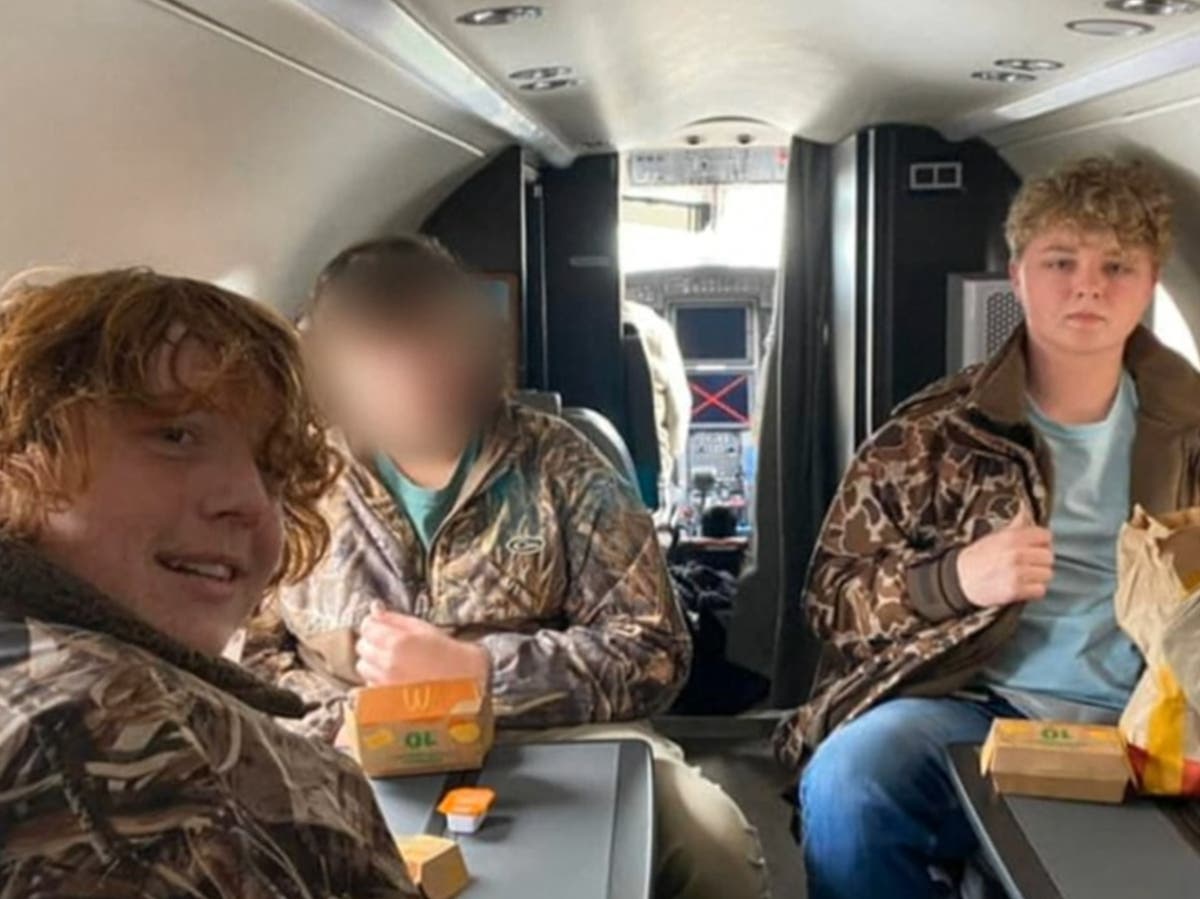 Body found at North Carolina plane crash site as family name four teen passengers among the eight feared dead