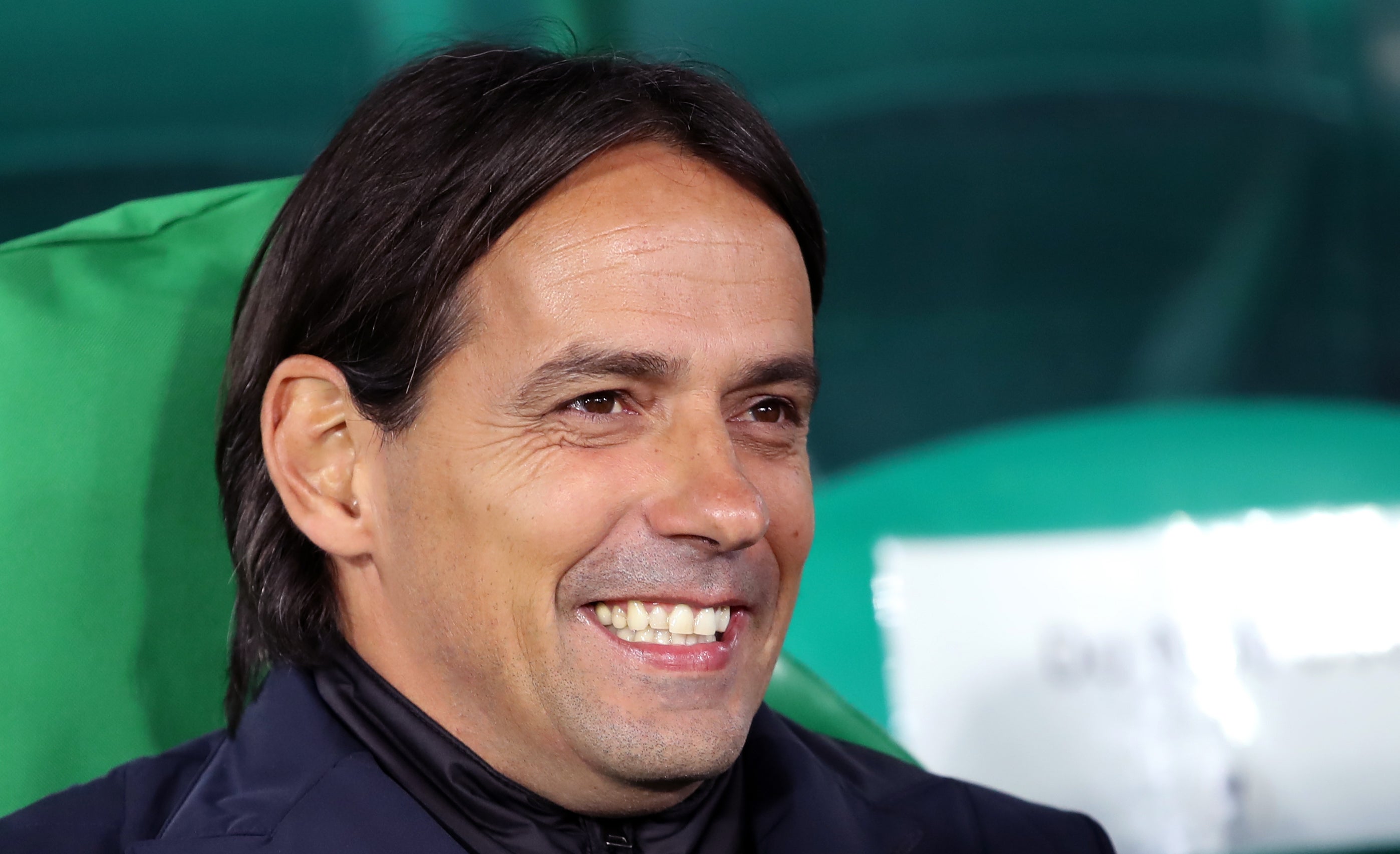 Inter coach Simone Inzaghi is not concerned by recent results (Steve Welsh/PA)