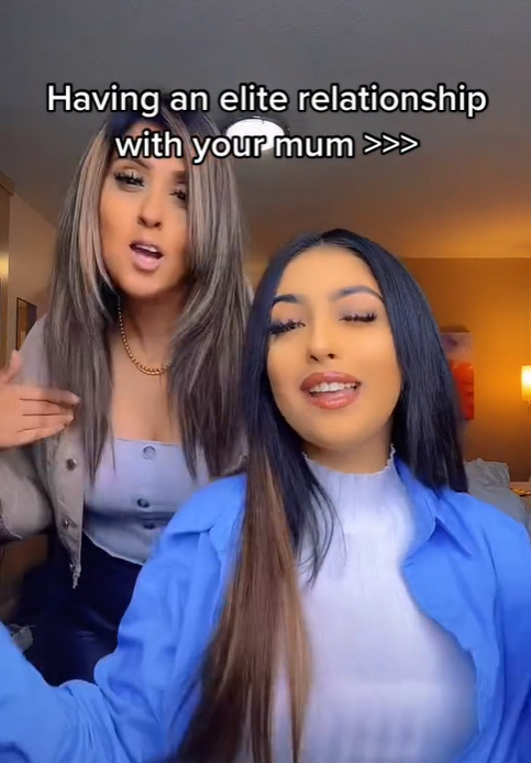 Ansreen Bukhari regularly appeared on her daughter’s TikTok videos