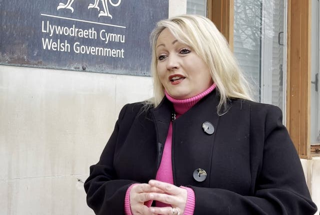 Welsh Finance minister Rebecca Evans (Eleanor Cunningham/PA)