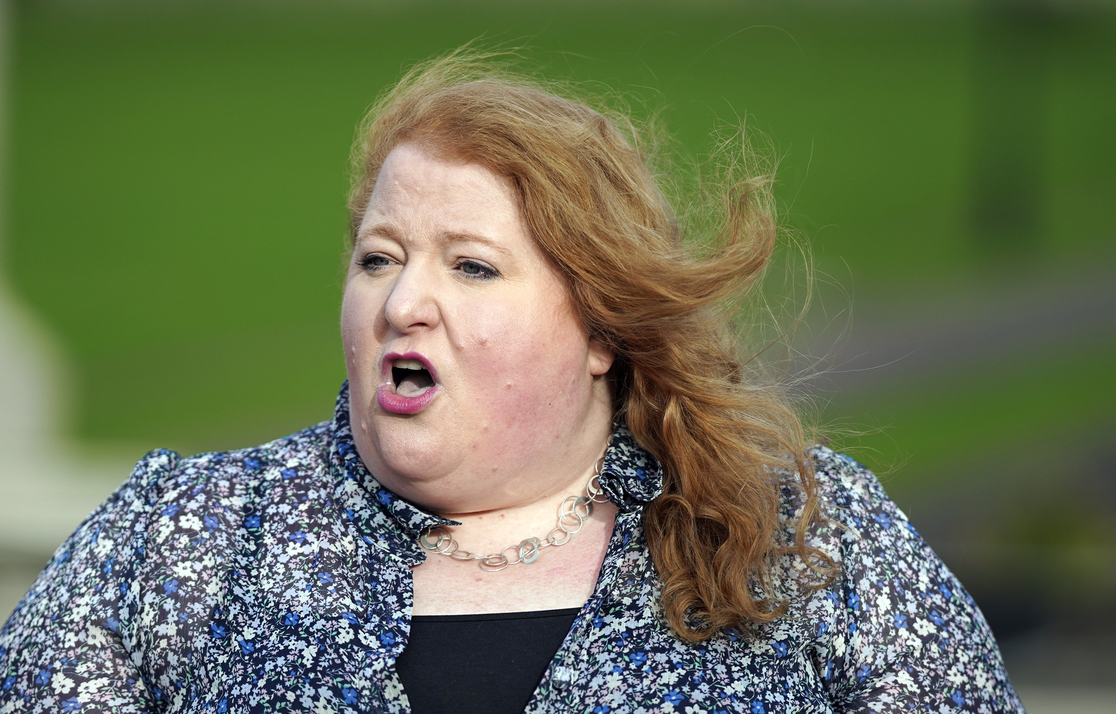 Naomi Long said she would not be prepared to back the draft budget unless ‘significant changes’ were made to it (Niall Carson/PA)