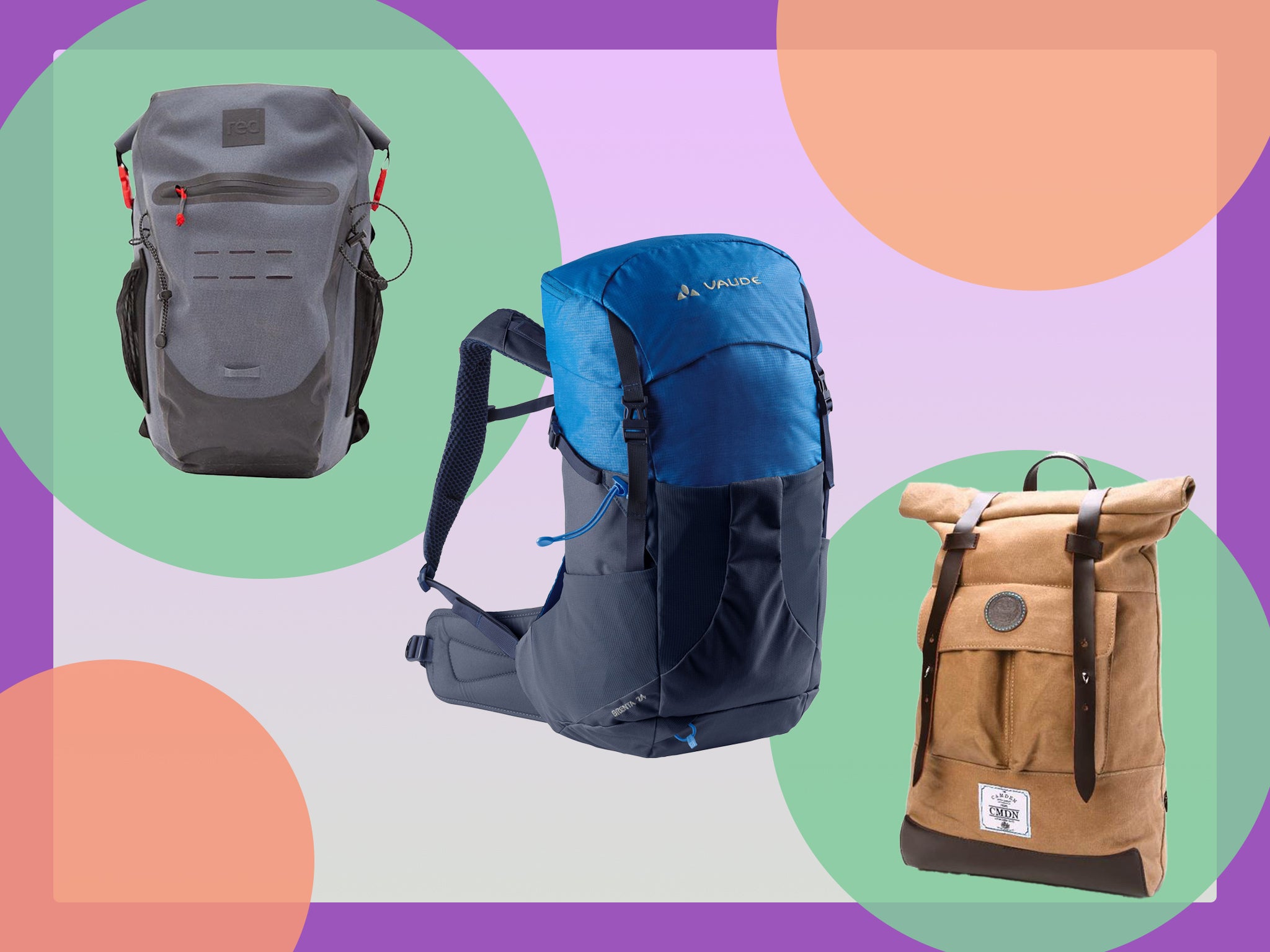Color : Blue Men Women Multi-Pocket Waterproof Backpack Travel Cycling Daypacks with Bottle Holder Laptop Outdoor Cross Body Bag 