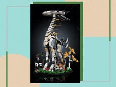 Lego announces official Horizon Forbidden West tallneck robot dinosaur set