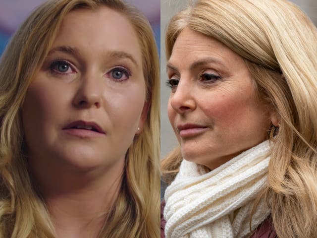 La abogada Lisa Bloom (derecha) ha expresado su apoyo a Virginia Giuffre (izquierda)