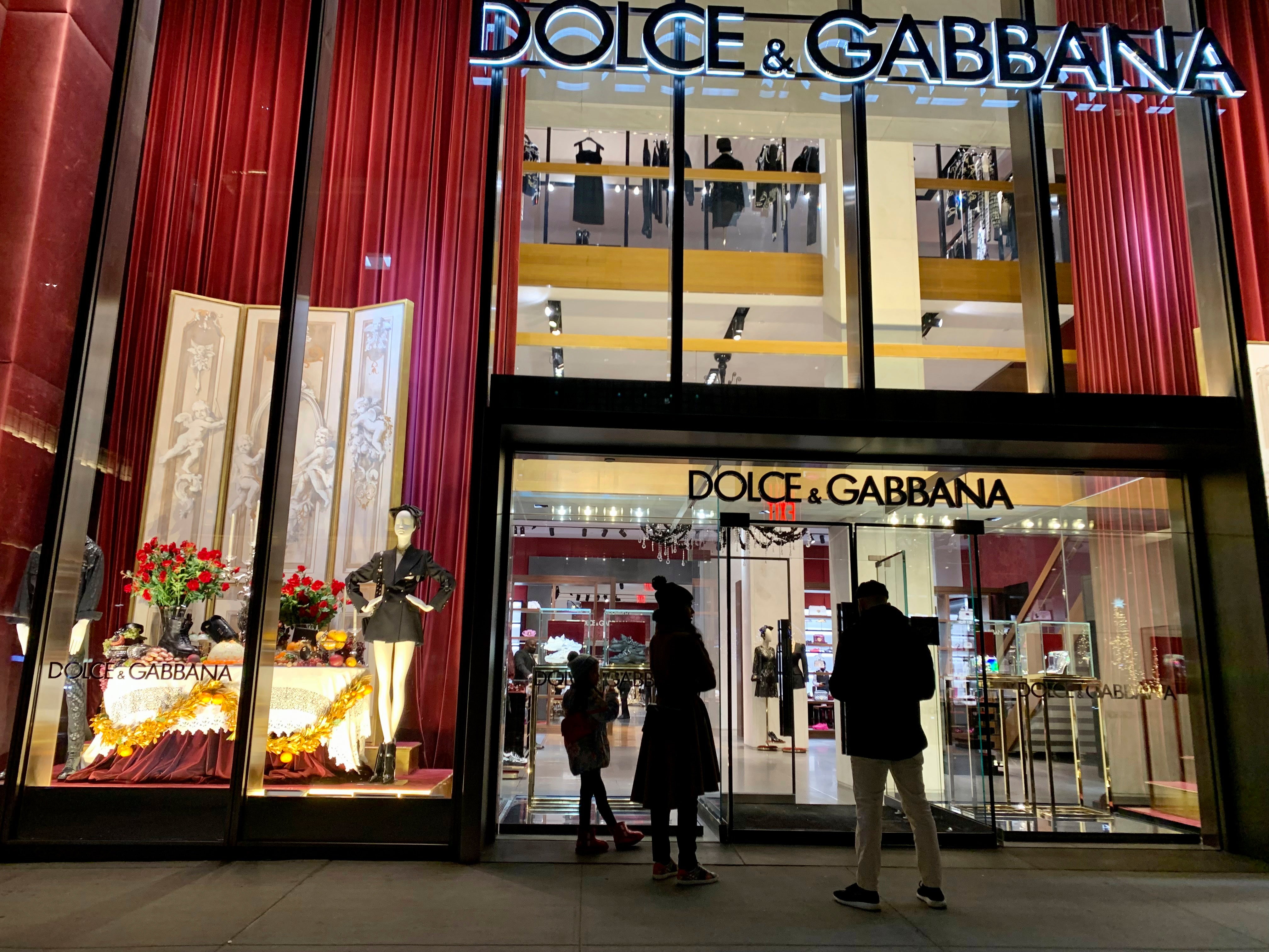 First name of shop dolce and gabbana