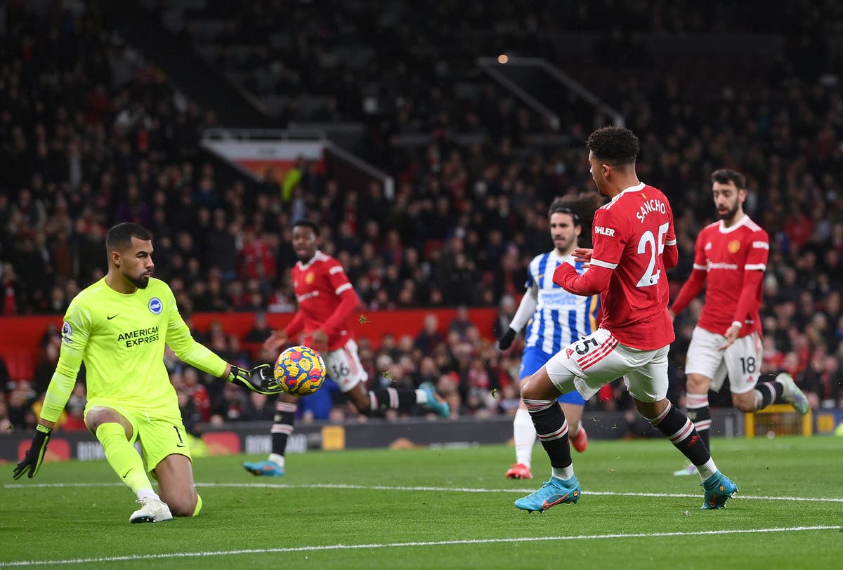 Manchester United vs Brighton LIVE: Premier League latest score and updates  as Jadon Sancho misses chance - ApXap