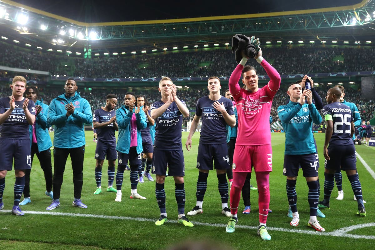 Man City refuse to get carried away after thumping win in Lisbon Man City refuse to get carried away after thumping win in Lisbon
