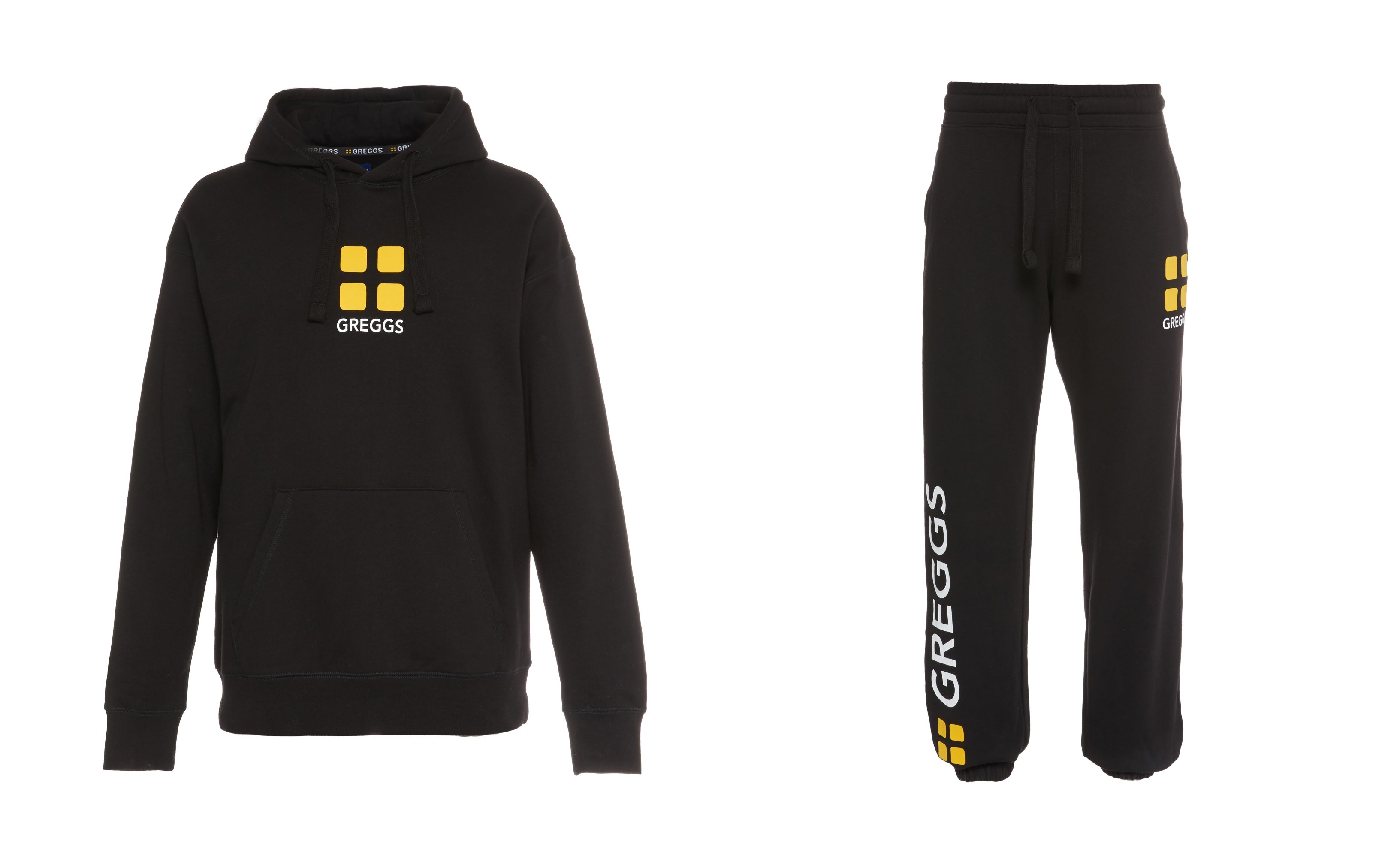 The collection features a tracksuit