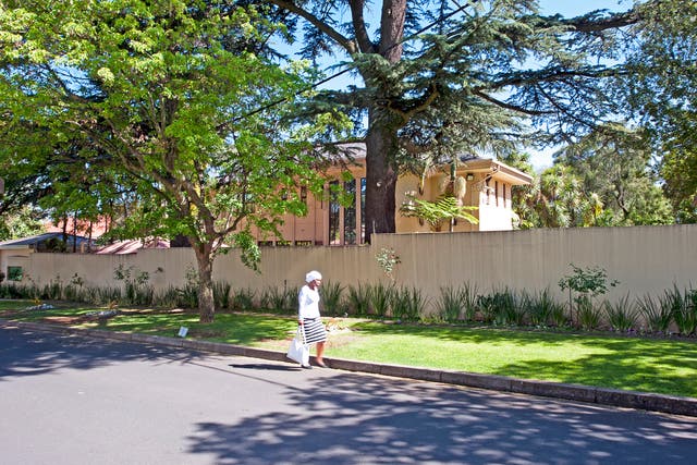 <p>President Mandela’s mansion in Houghton, Johannesburg</p>