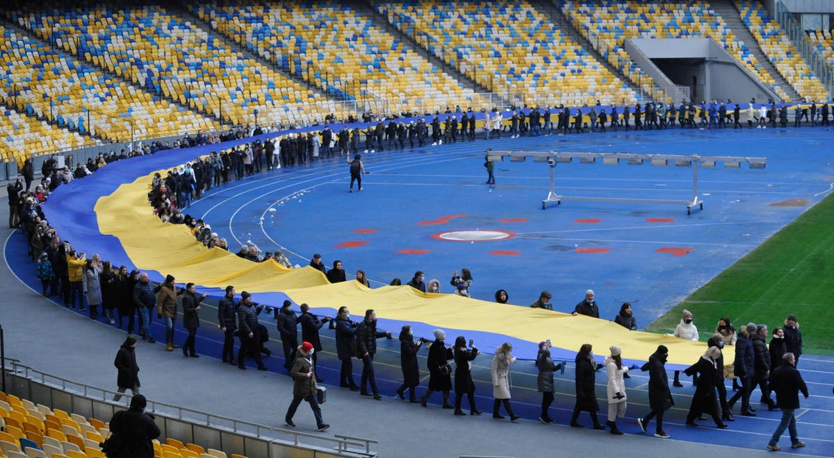 Ukrainians celebrate ‘Unity Day’ as Nato warns no signs of Russian de-escalation Ukrainians celebrate ‘Unity Day’ as Nato warns no signs of Russian de-escalation