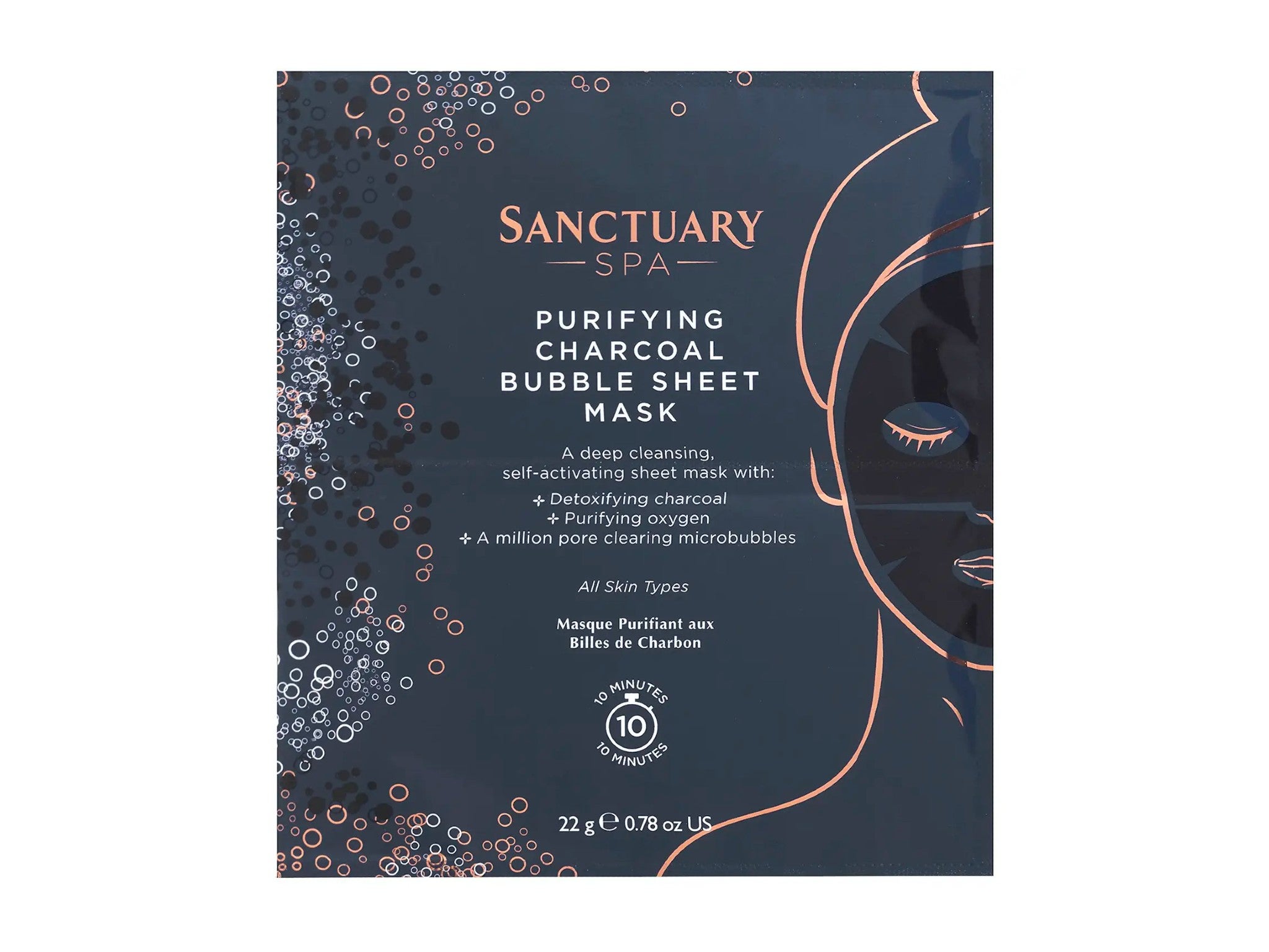 Sanctuary Spa charcoal bubble sheet mask indybest.jpg