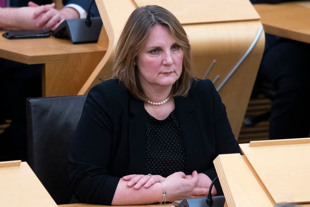 Michelle Ballantyne was appointed leader of the party in 2021 (Jane Barlow/PA)