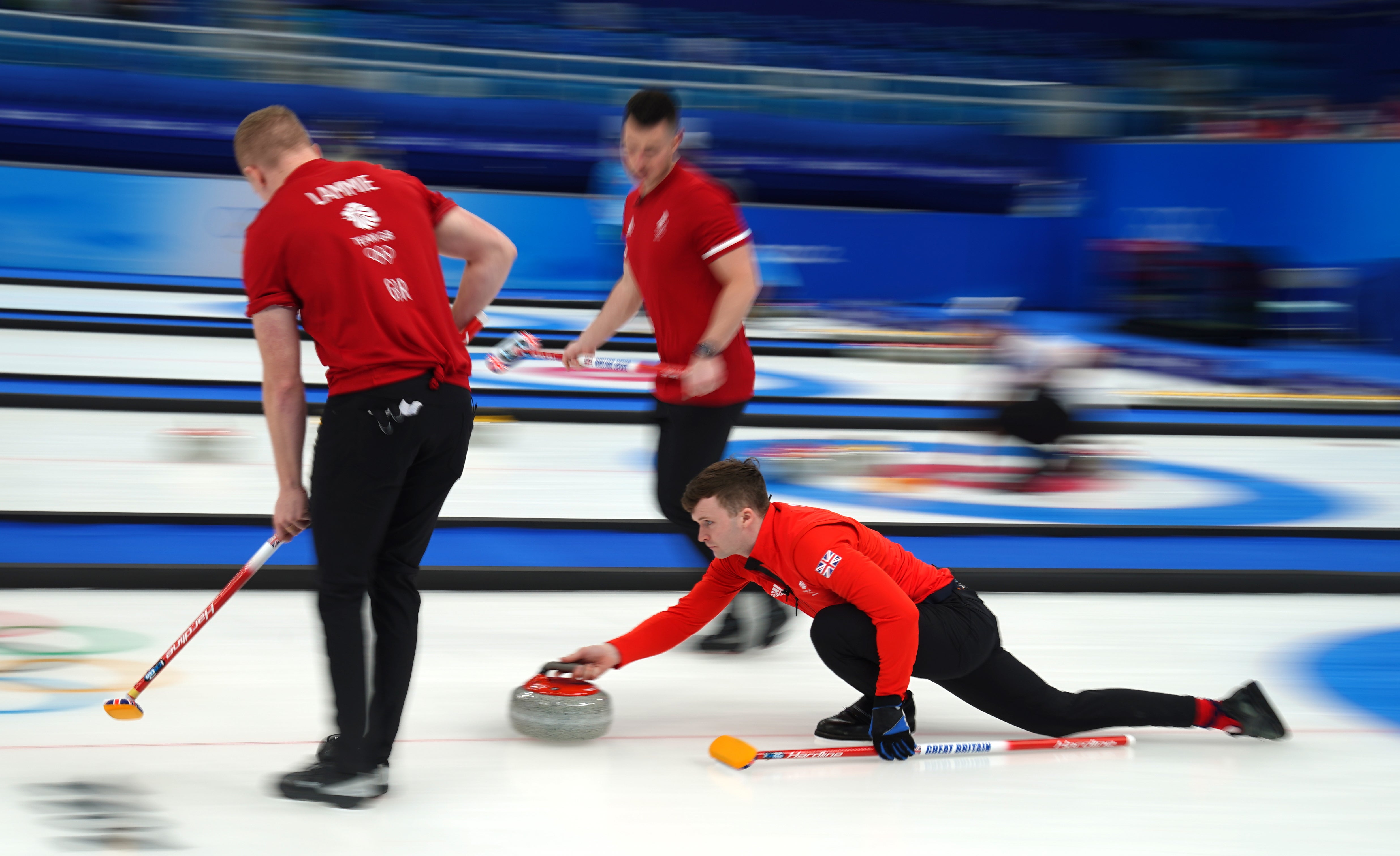 Bruce Mouat’s men’s curling team said they would embrace the challenge of ‘saving’ these Winter Olympics for Britain (Andrew Milligan/PA)