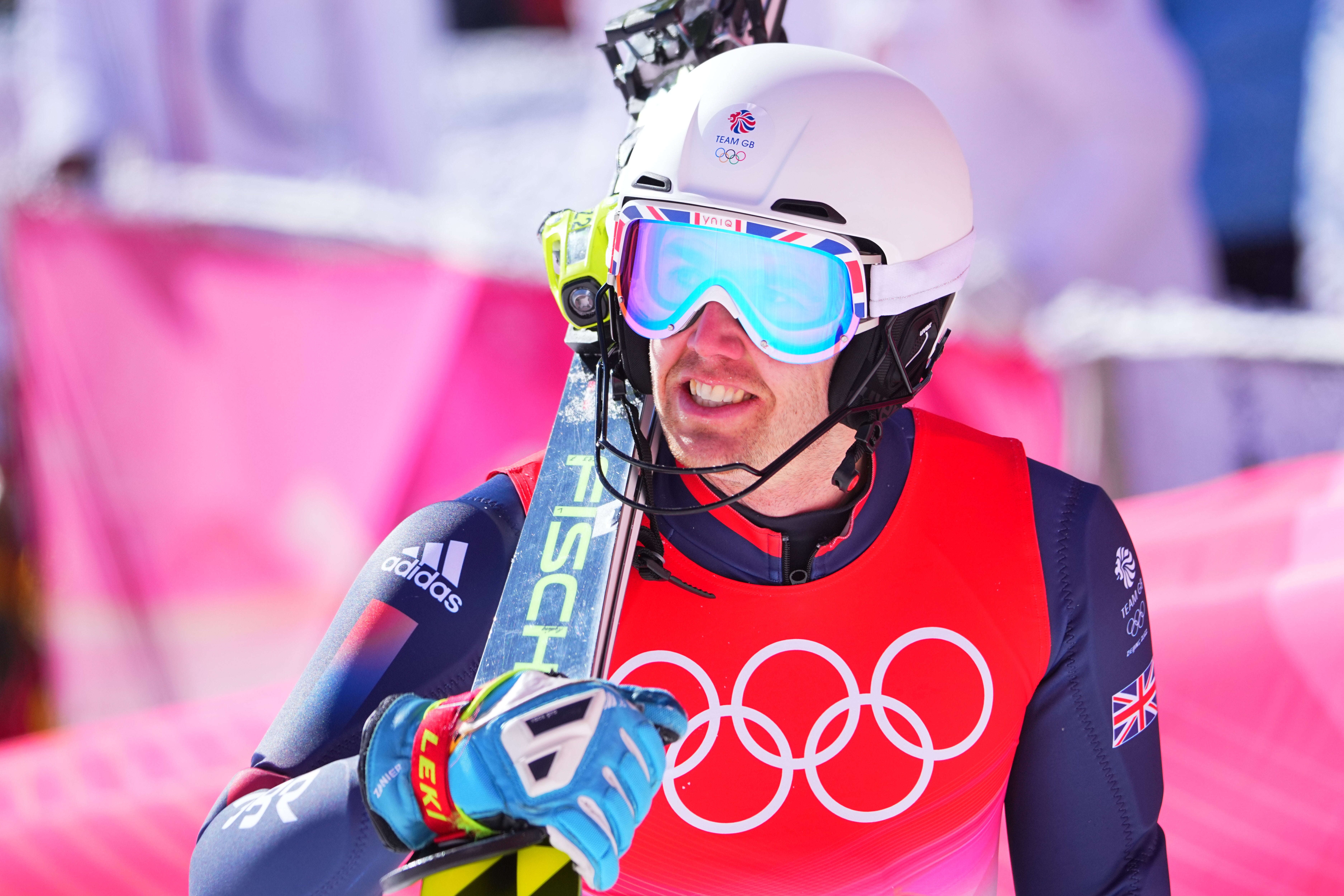 Dave Ryding had to settle for 13th place in the men’s Alpine event (Michael Kappeler/DPA)