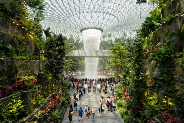 <p>Jewel, the entertainment and nature complex at Singapore’s Changi Airport</p>