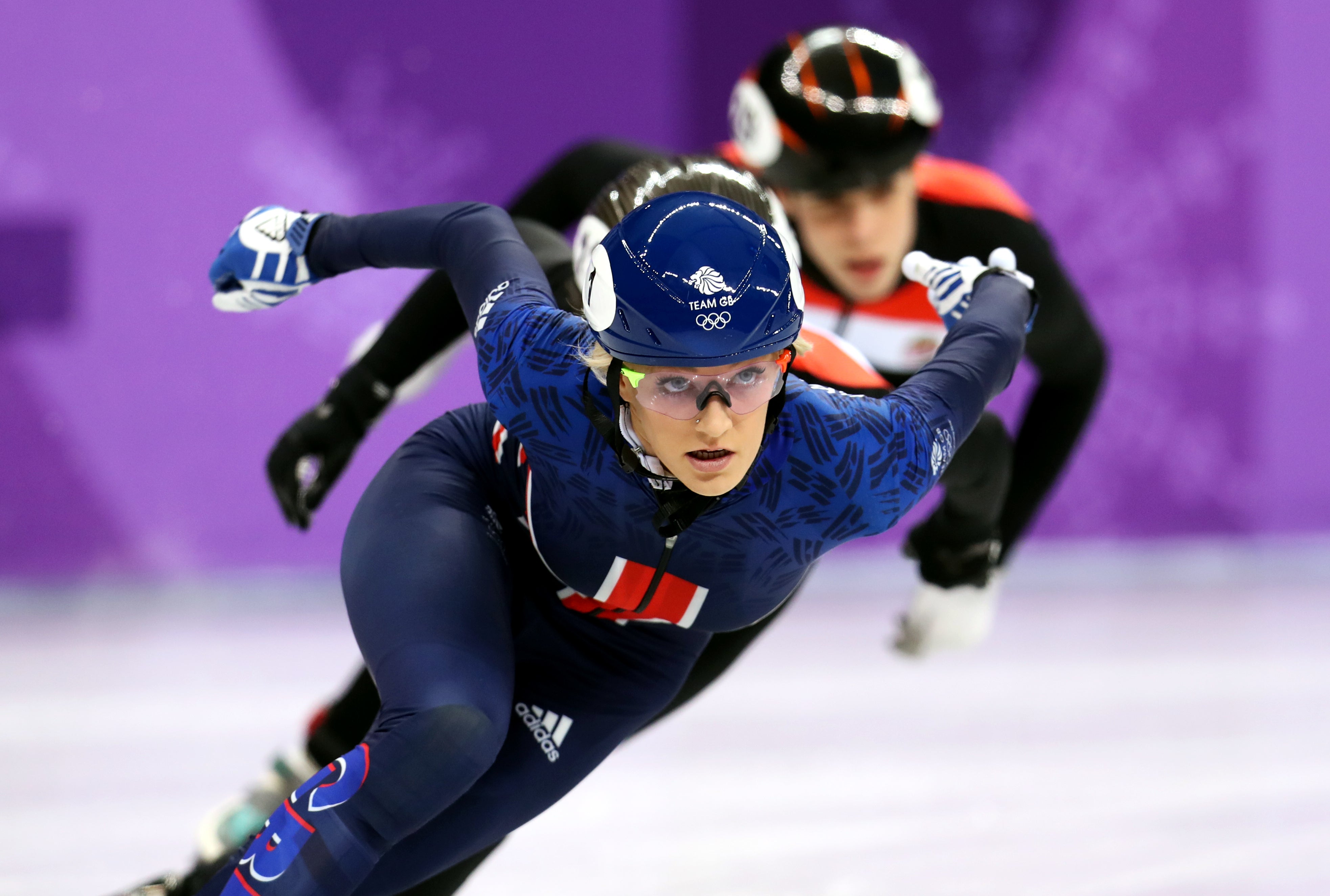 Elise Christie is targeting a comeback for the 2026 Winter Olympics (Mike Egerton/PA)