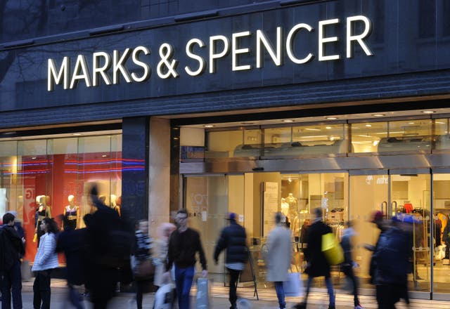 <p>M&S is raising its minimum wage for staff to £10 an hour (Charlotte Ball/PA)</p>