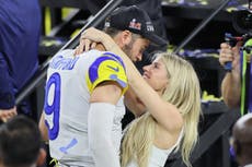 Matthew Stafford’s wife Kelly defends him from critics after LA Rams Super Bowl win