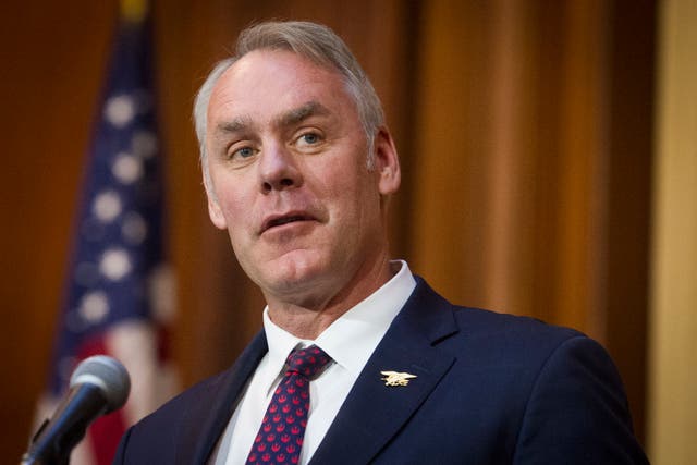 <p>Ryan Zinke, former Secretary of the Interior </p>