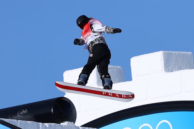 <p>Julia Marino in action at the Beijing 2022 Winter Olympics</p>