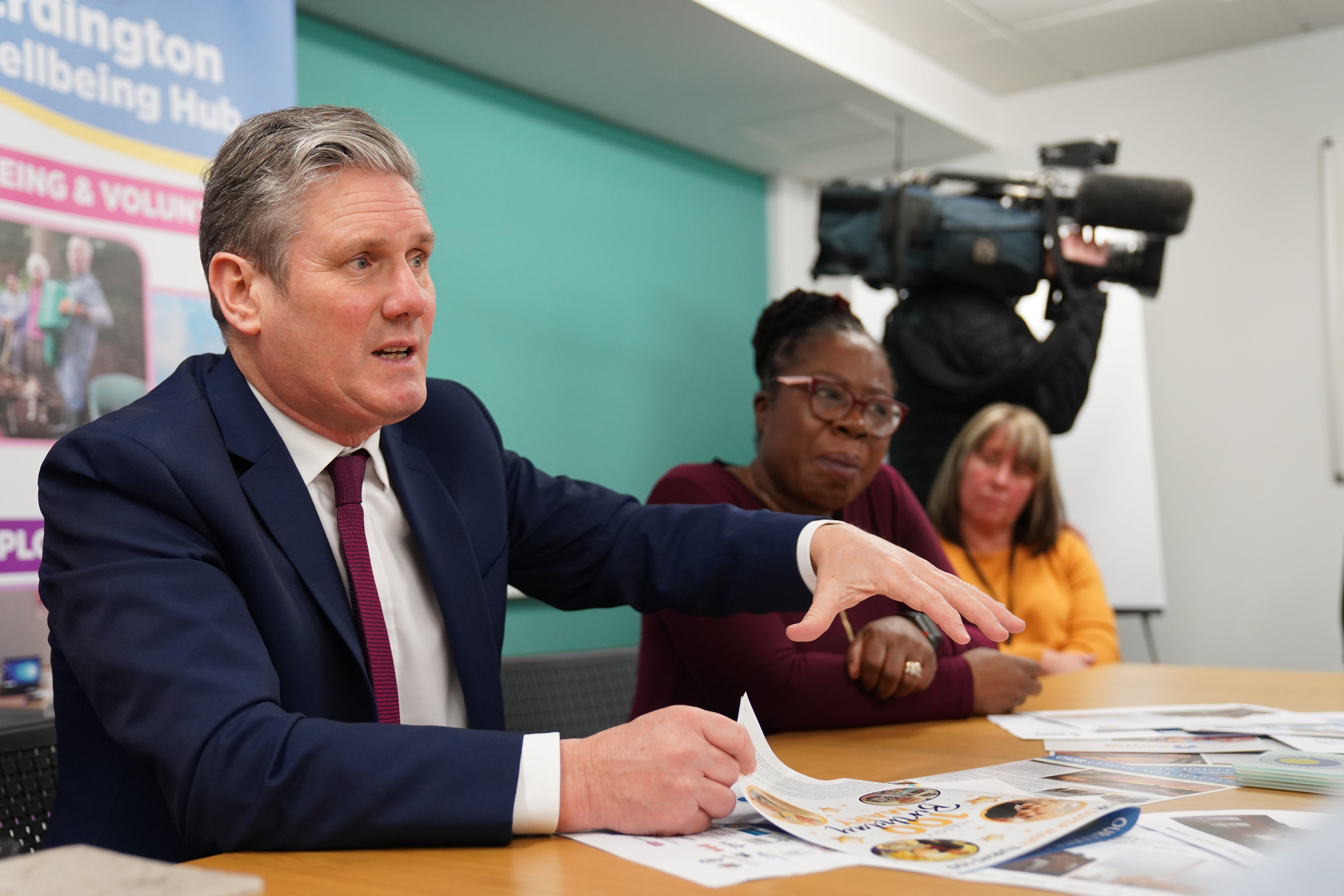 Labour leader Sir Keir Starmer believes ending free testing would be an error (Jacob King/PA)