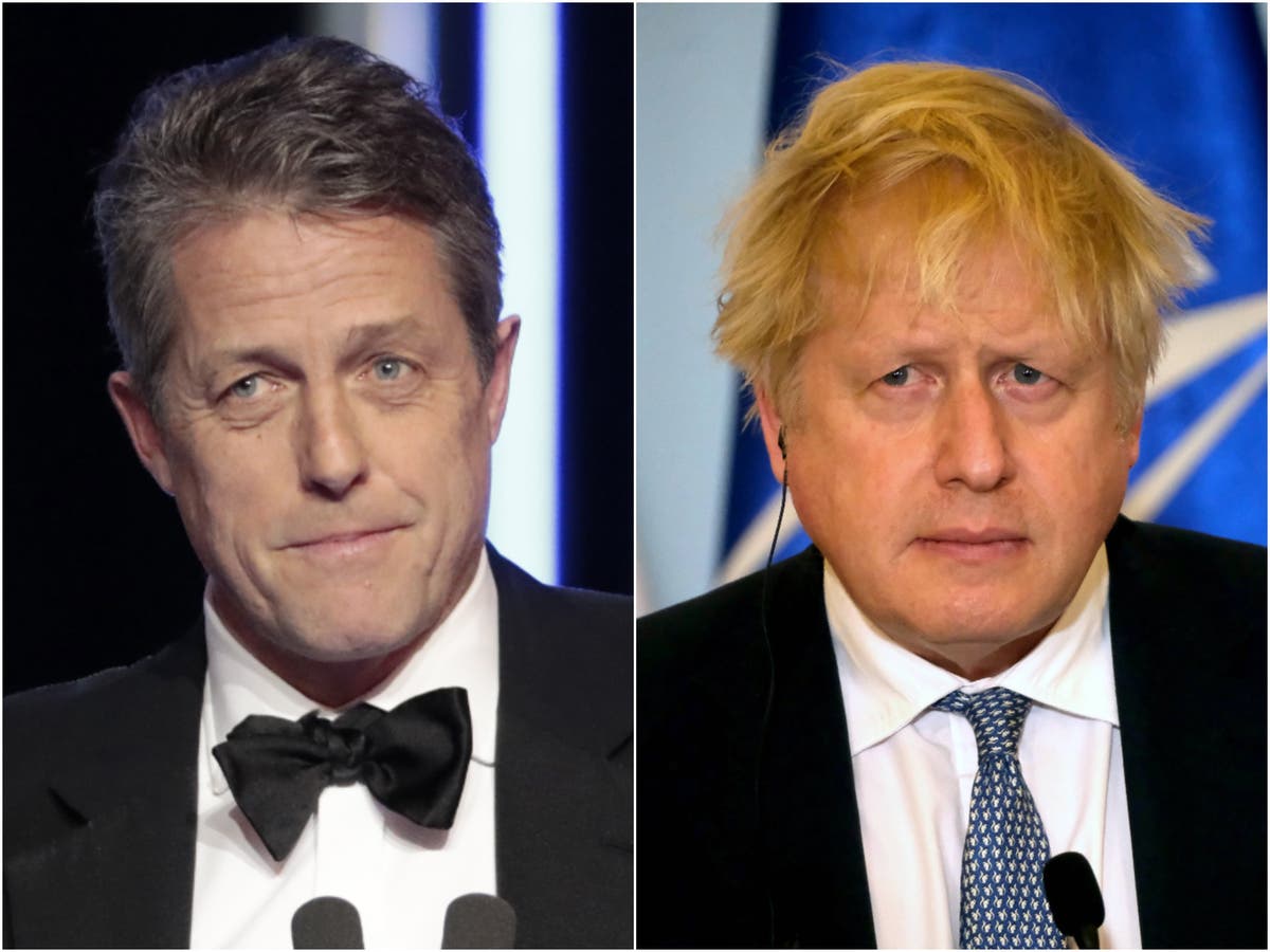 Hugh Grant endorses forthcoming anti-Boris Johnson protest in London Hugh Grant endorses forthcoming anti-Boris Johnson protest in London