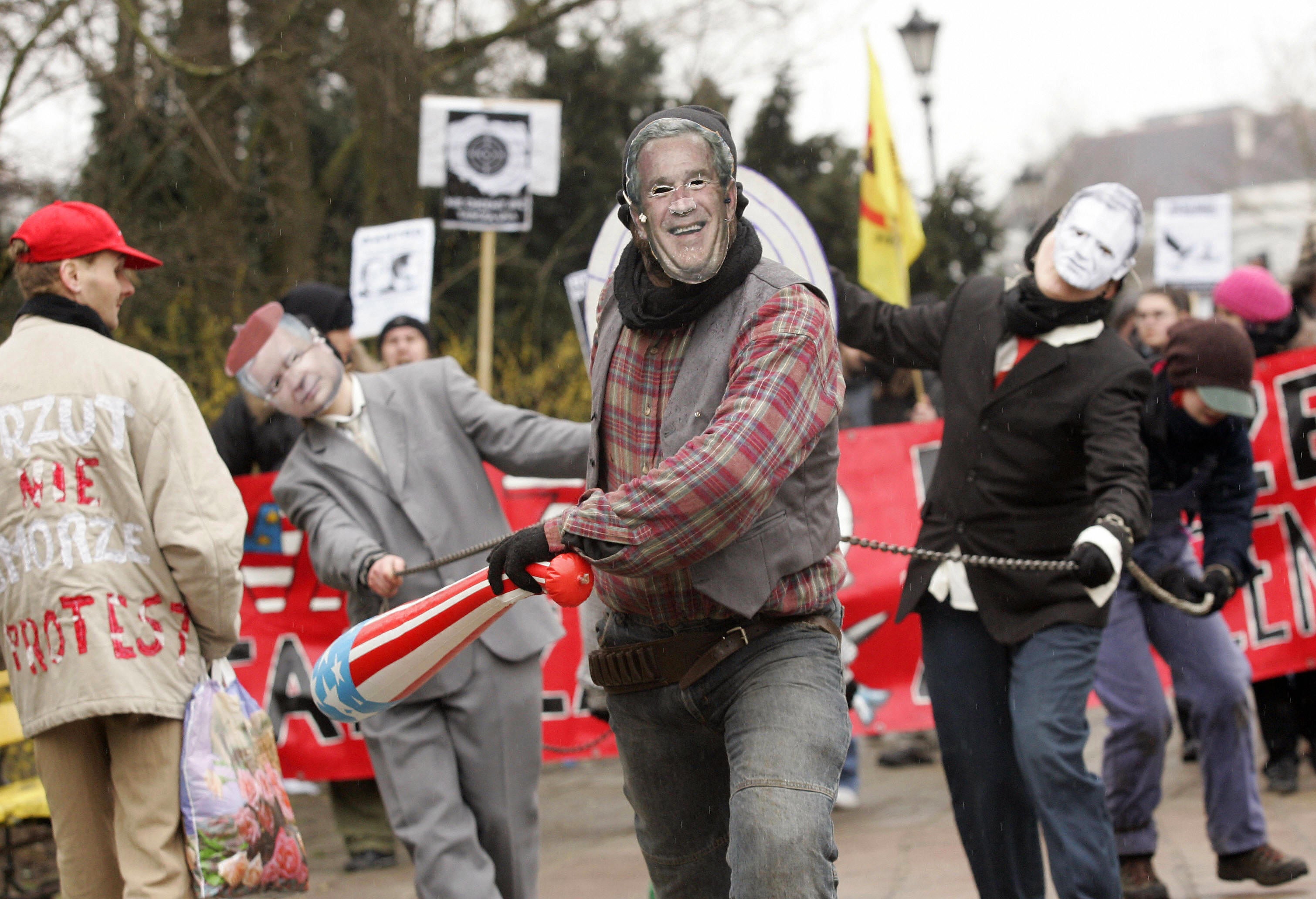 Demonstrations against the US anti-missile base in Redzikowo in 2016