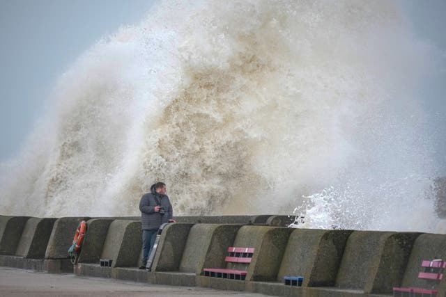 A red alert has been declared for Storm Eunice which is arriving in the early hours of Friday in the wake of Storm Dudley