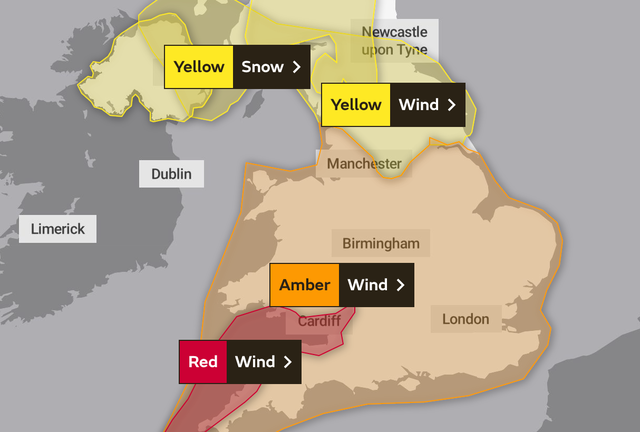 Met Office red weather warning explained - what does the alert mean ...
