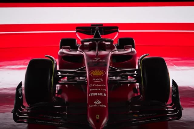 <p>Ferrari have unveiled their 2022 car </p>