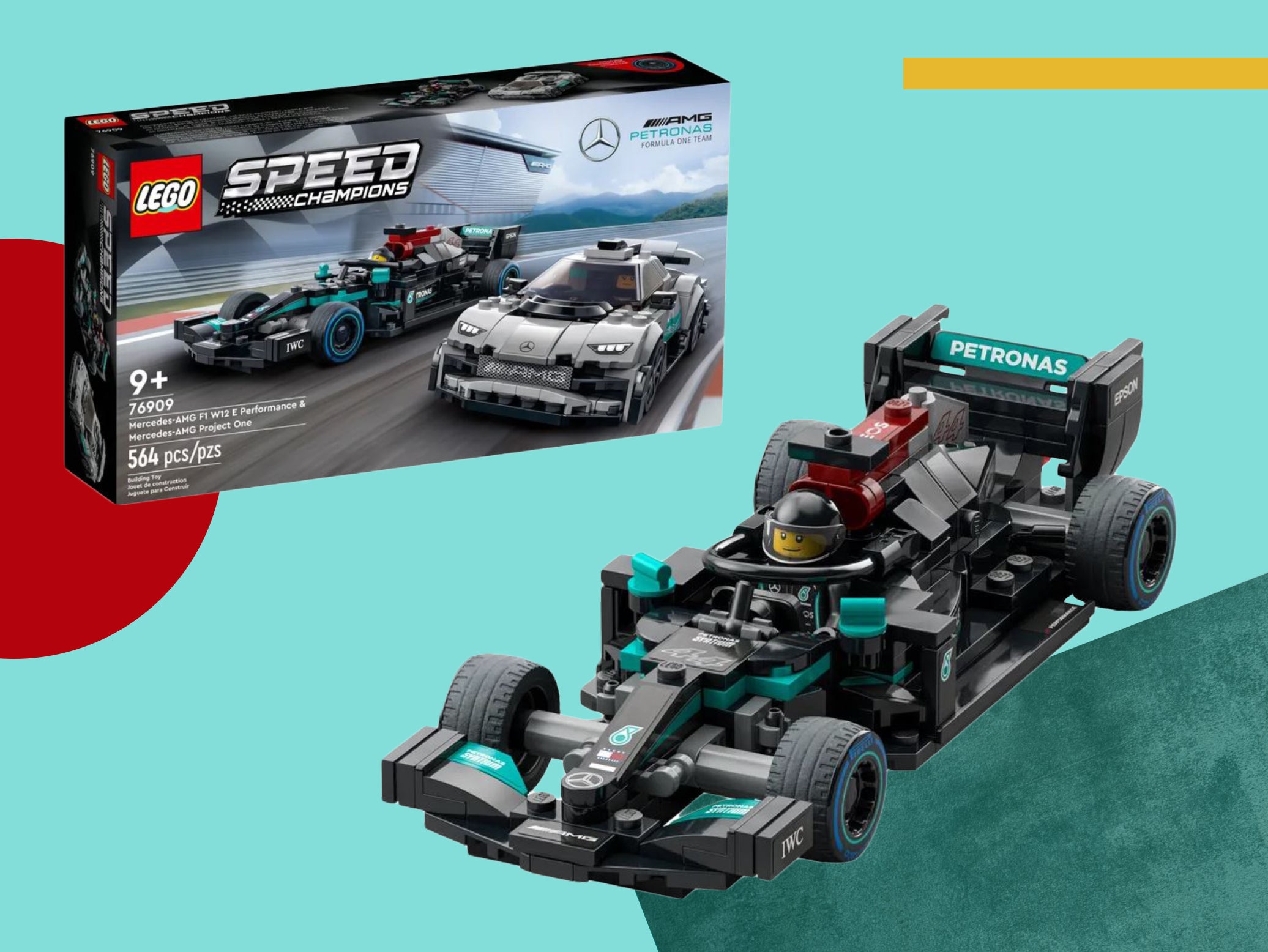 Mercedes F1 car 2022: Lego launch buildable version of Lewis Hamilton's car